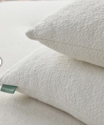 Avocado Green Organic Pillow Queen   Latex & Kapok   Model SFPAVAMEM-QPIL