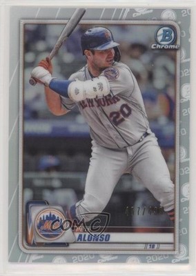 2020 Bowman Chrome Refractor 467/499 Pete Alonso #65 s3g