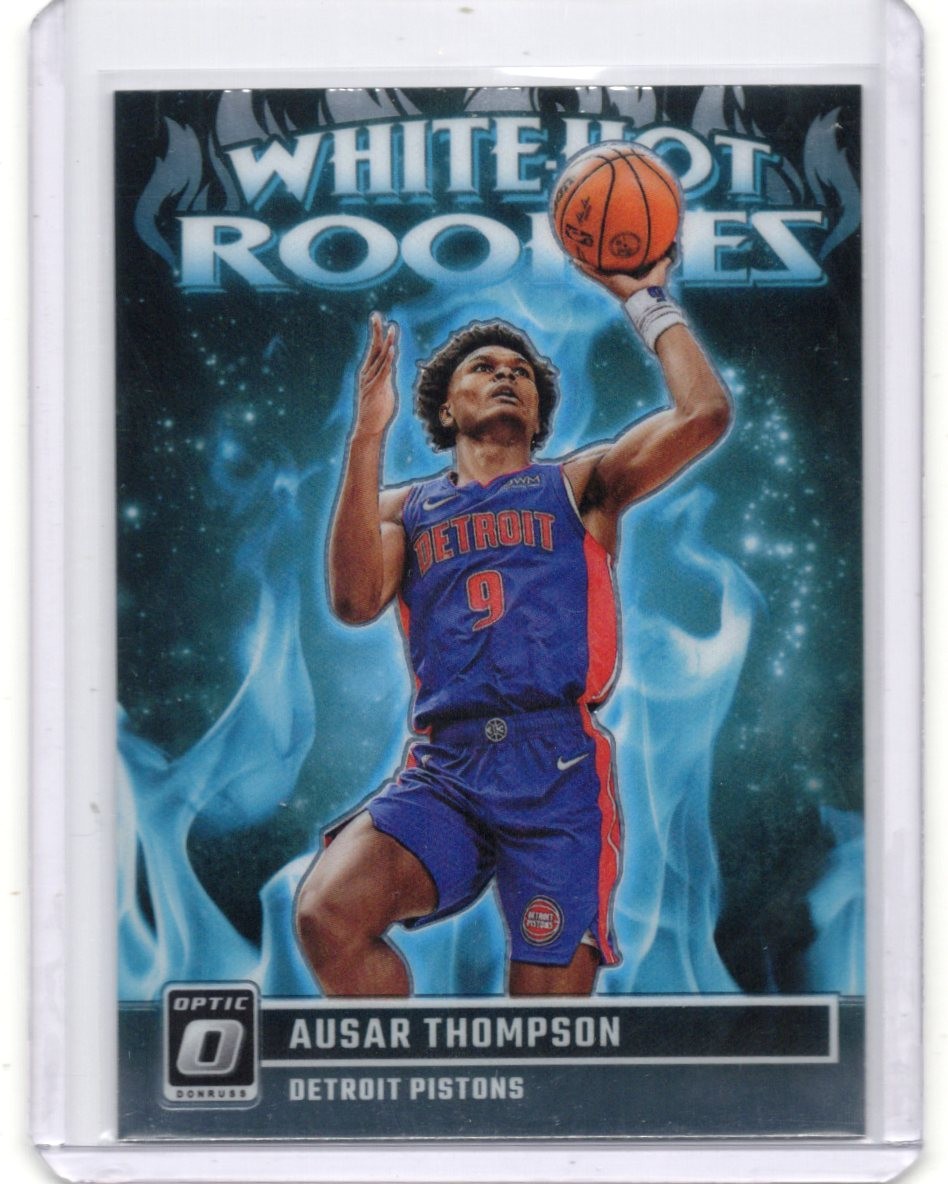 2023-24 Panini Donruss Optic - White Hot Rookies Ausar Thompson #11 (RC) Pistons