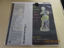 BACH MOZART Violin Concertos De Vito Reissue LP 2019 ERC043 ASD429 UK LTD TO 300