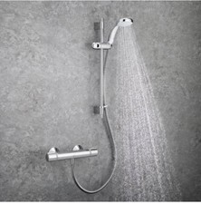 Mira React EV Thermostatic Bar Mixer Shower Chrome 5-year manufacturer warranty