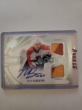 2013-14 SPx Nick Bjugstad ROOKIE AUTO PATCH RPA /499 #180 Panthers