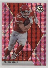 2020 Panini Mosaic Pink Camo Mosaic Prizm Travis Kelce #4 07i7