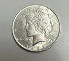 1922 Peace Silver Dollar High Luster EF++ Great Details