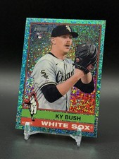 2025 Topps Heritage KY BUSH Rookie Aqua Sparkle #154 Chicago White Sox