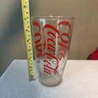 Vintage Coca Cola Glass Tumbler Large With Red Lettering