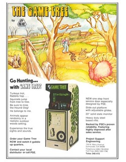 The Game Tree PSE Video Arcade Flyer / Brochure / Ad - Excellent