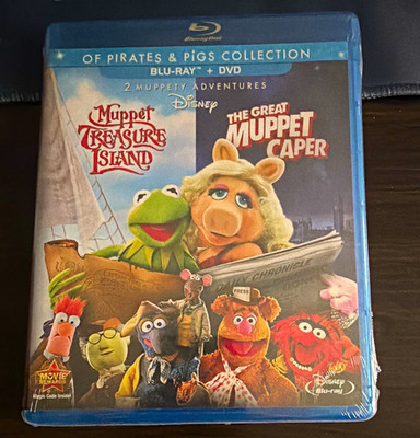The Muppets Blu-ray + DVD: Great Muppet Caper/Treasure Island BRAND NEW SEALED 