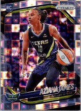 Aziaha James 2025 Panini Prizm WNBA Pandora #83 RC Dallas Wings