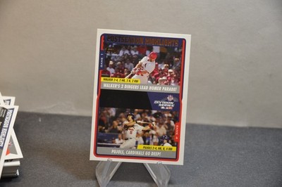 2005 Topps baseball series 1 Postseason Highlights #350 Larry Walker / Albert Pu