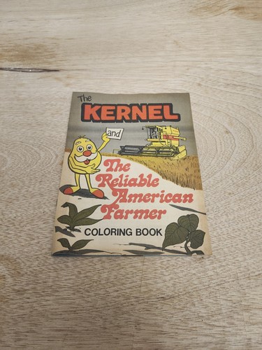 Rare 1983 THE KERNEL & RELIABLE AMERICAN FARMER Coloring Book Sperry New Holland