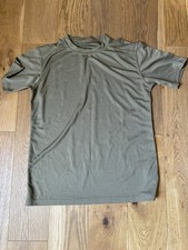 Self Wicking Combat T-Shirt PCS British Military Top Anti-Static Light Olive
