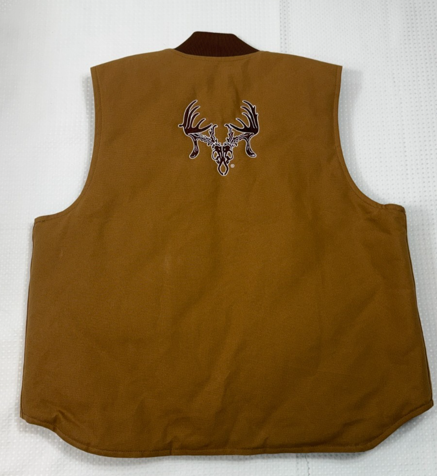 Carhartt Men's Arctic-Quilt Lined Duck Vest - Brown, XL for sale