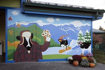 South Burlington Vermont Ben and Jerry's Ice Cream Factory Mural 2017