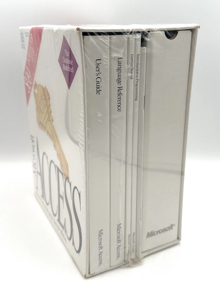 Vintage Microsoft Access v1.0 DBMS Software for Windows - New Sealed Box - Image 2 of 4