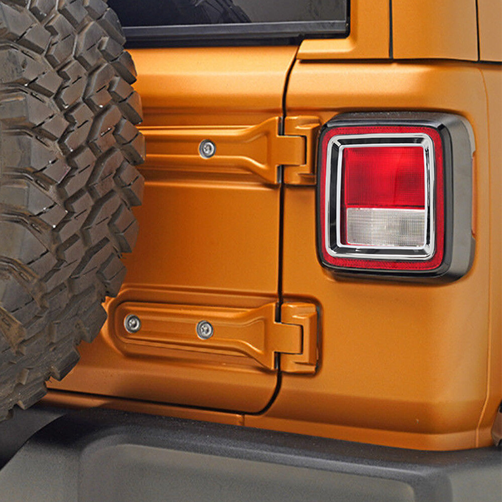 Jeep Wrangler Chrome Tail Light Guards Shelly Lighting