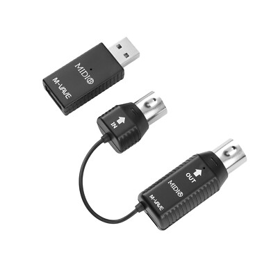 M-VAVE Wireless MIDI Adapter USB MIDI Interface Bluetooth Adapter Plug and Play