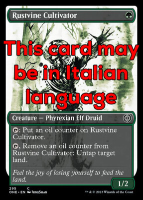 MTG RUSTVINE CULTIVATOR 295 FOIL EXC ROGGINOSA WEINZÜCHTER ONE X IT