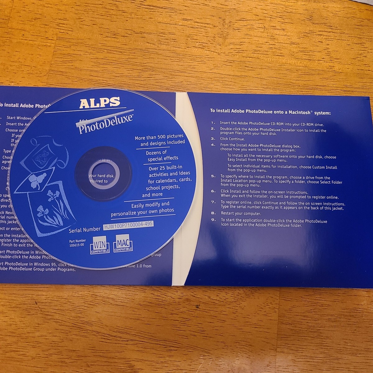 ALPS MD-4000 Micro Dry Photo Realistic Color Printer & Scanner for