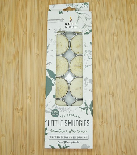 Soul Sticks White Sage Lil Smudgie Tealight Candles - Several Scents Available - Picture 14 of 23