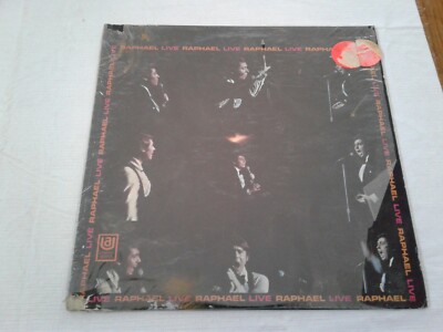 RAPHAEL - LIVE - LP- PLAY TESTED/VERY GOOD/STILL IN SHRINK-WRAP