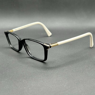 Coach HC6077 5340 Eyeglasses Frame Black/Ivory 53-15-135 Used