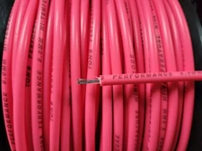 Ton's 8mm Pink silicone WIRE CORE SPARK PLUG WIRE by the foot 0 ohms/ft