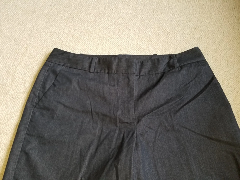 Pantalones Cortos Mujer-TALBOTS-Azul Marino Algodón Elástico Cambray tiro Medio Bermudas-10 Foto 2 de 4