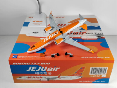JC Wings JEJUair for Boeing B737-800 HL8322 1/200 Aircraft Pre