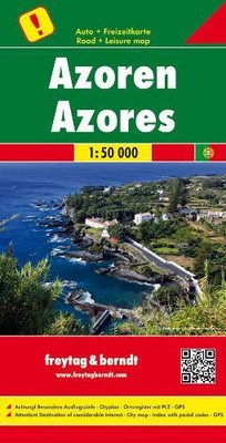 Freytag & Berndt Azores, Special Places of Excursion Road Map 1:50 000 (Map)