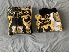 Baroque gold mens unisex tracksuit time is money medium