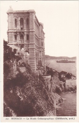 E0928 MONACO - BLICK AUF DAS GEBÄUDE DES OZEANOGRAPHISCHEN MUSEUMS