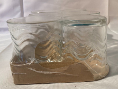 6 Saftglas Wasserglas Limoglas original DDR neu eingepackt Retro Vintage