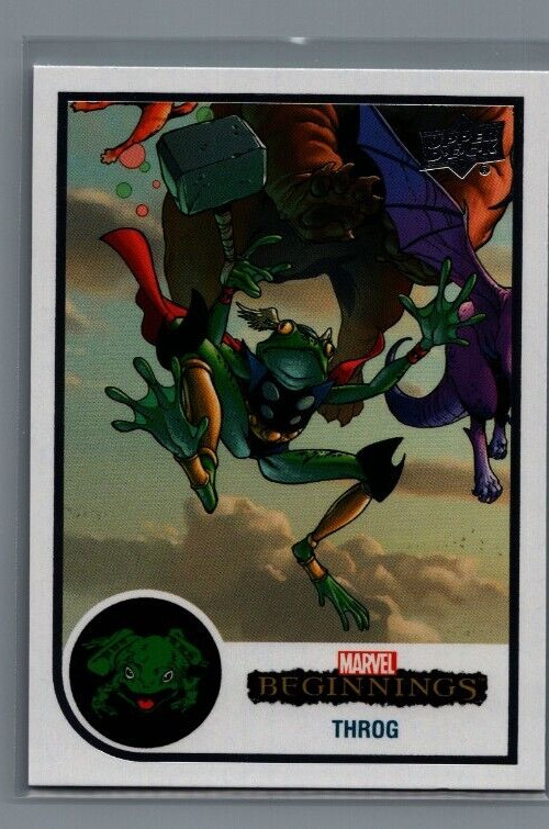 2022 Upper Deck Marvel Beginnings Volume 2, Series 1 #117 Throg