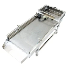 1mm Single Layer Stainless Linear Vibrating Screen Electric Sieve Shaker 110V