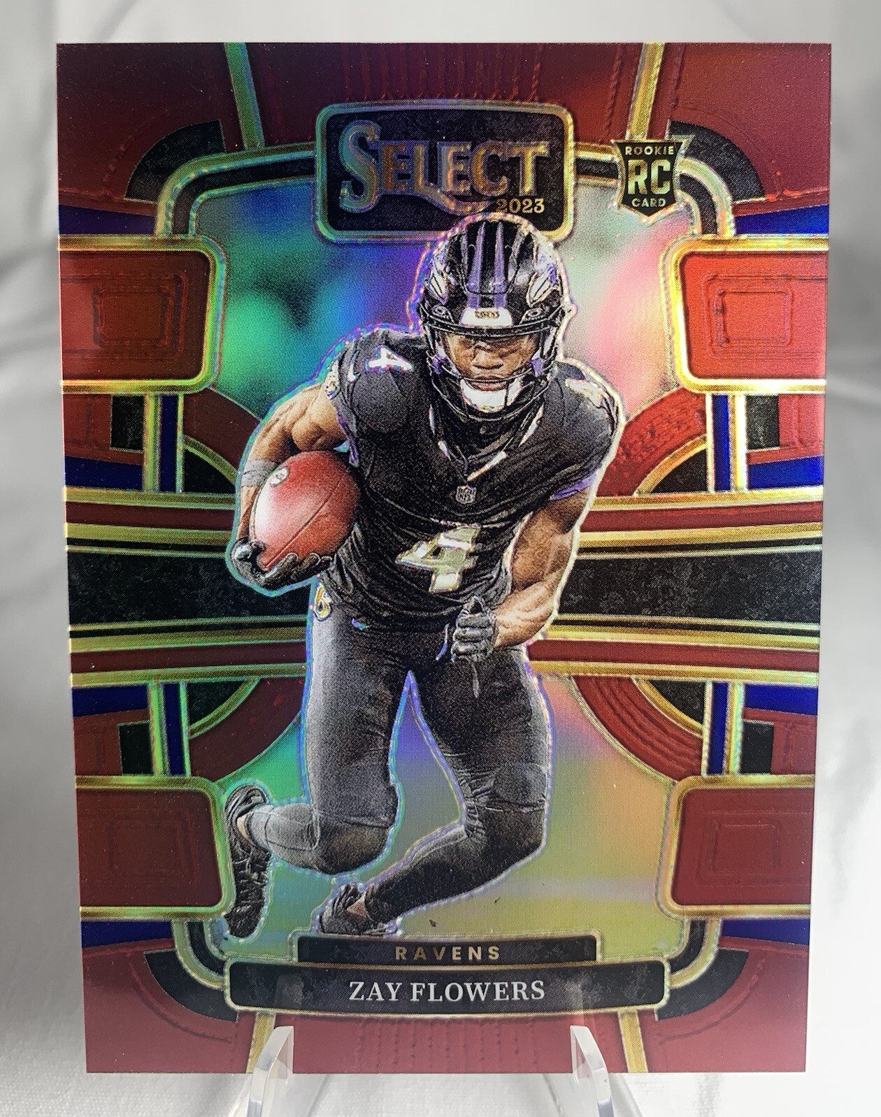 2023 Panini Select Concourse Maroon Prizm /149 Zay Flowers #8 RC Rookie SP