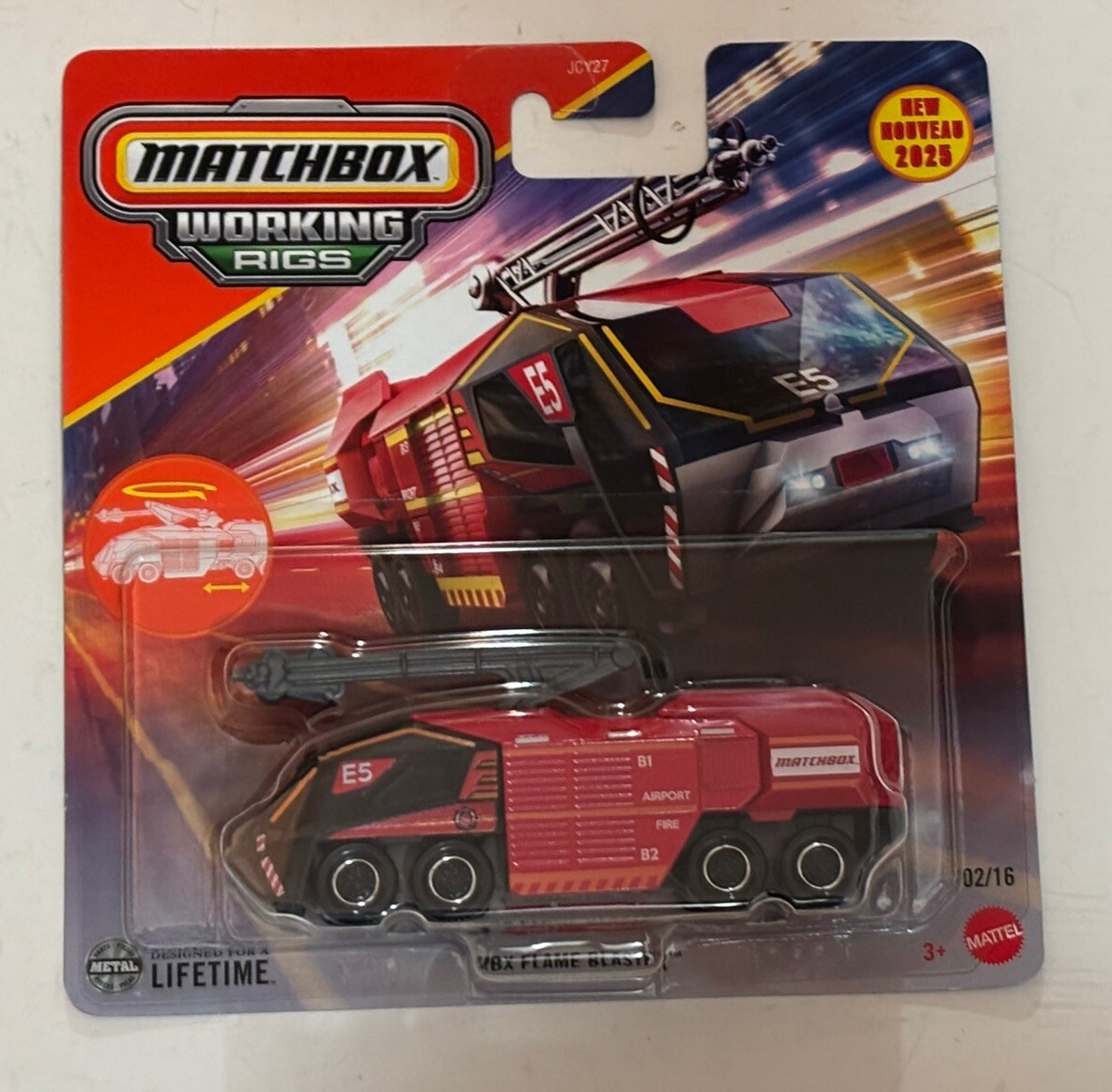 ミニカー MATCHBOX MBX FLAME BLASTER 2025 Matchbox Working Rigs MBX Flame Blaster NEW #2 *in