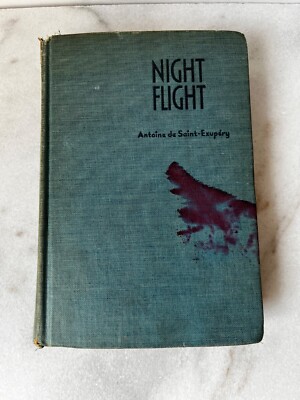 Night Flight 1942 / 1943 Antoine De Saint-Exupery VG HC, G DJ in Mylar, Triangle