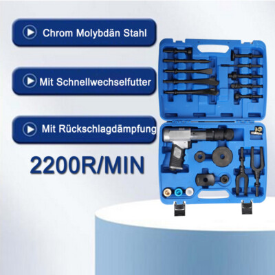 Druckluft-Meißelhammer-Satz Air Hammer Werkzeug Set 16 stück für Kraftfahrzeuge