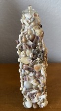 Shell Beach House Decor Oil Candle Jar. 7 1/2" X 2" HANDMADE