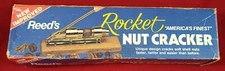 Vtg Reed's 816 Silver Polished Steel Rocket Nut Cracker 8.25 x 2 x 3 inches