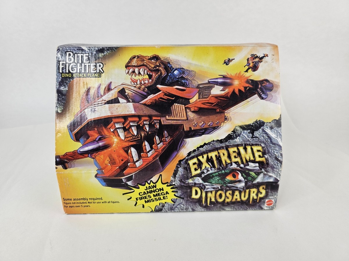 Extreme Dinosaurs Bite Fighter Dino Jet 1996 Mattel New Sealed