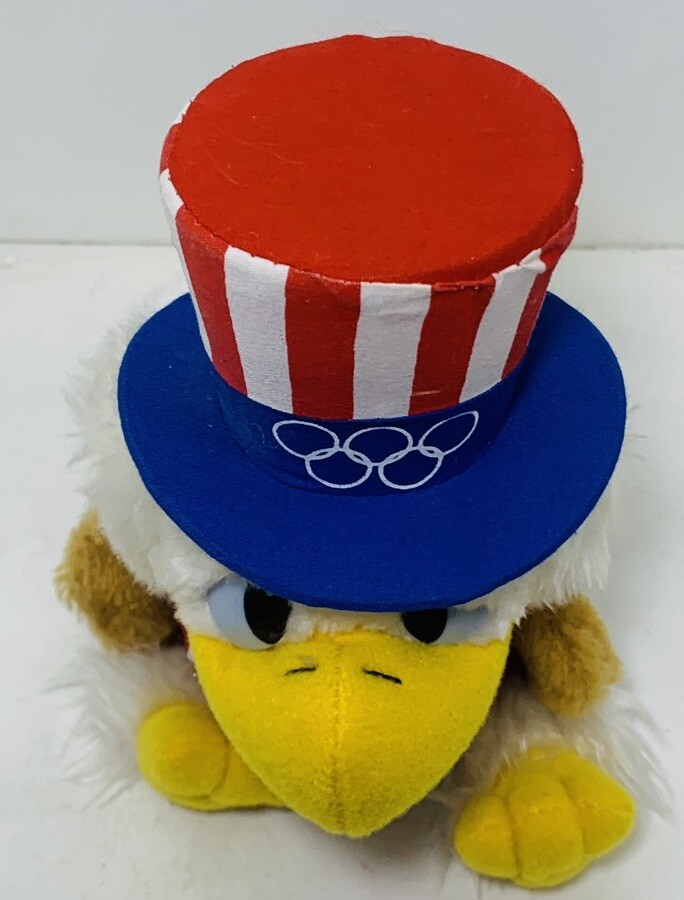 Vintage L.A. 1984 Olympics Sam the Eagle 7 Plush Soft Toy Stuffed Animal