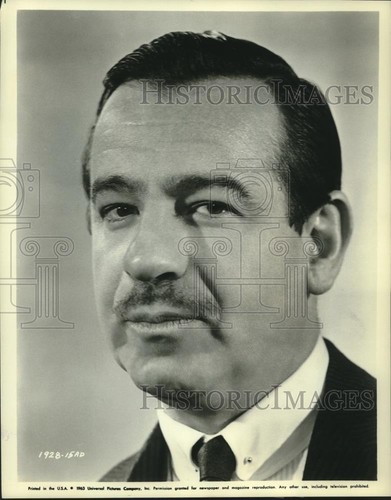 1963 Press Photo Walter Matthau co-stars as Hamilton Bartholomew in "Charade" - 第 1/2 張圖片