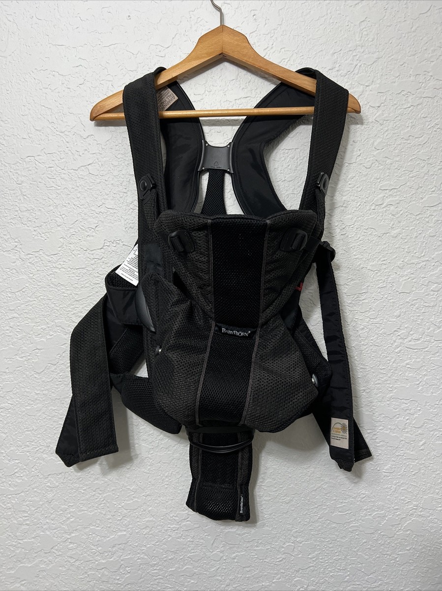 BabyBjorn Baby Carrier Synergy Air Mesh Black 0+ Newborn 8-26lbs