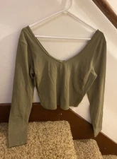 NWT Lululemon Align Long Sleeve BRZG - Bronze Green SZ 10