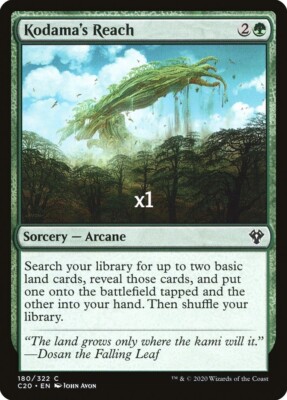 MTG C20 CLB UMA Kodama's Reach MINT (SELECT)