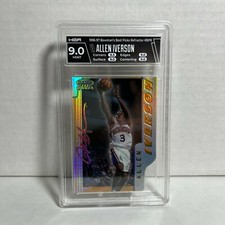 Allen Iverson - 1996 Bowman's Best Picks Refractor #BP9 - MINT 9