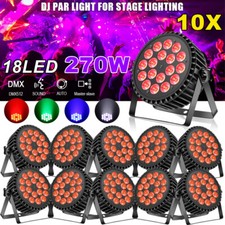 270W Par Can Stage Lighting RGBW 18LED Strobe Beam DMX512 DJ Disco Club Show New