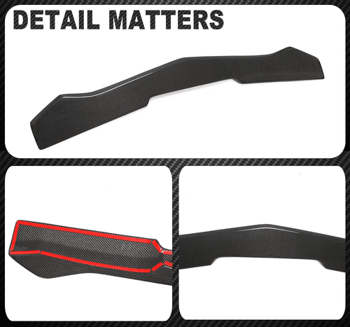 Für Alfa Romeo Giulia 952 2017-20 Carbon Frontlippe Ansatz Front Spoilerschwert - Bild 11 von 11